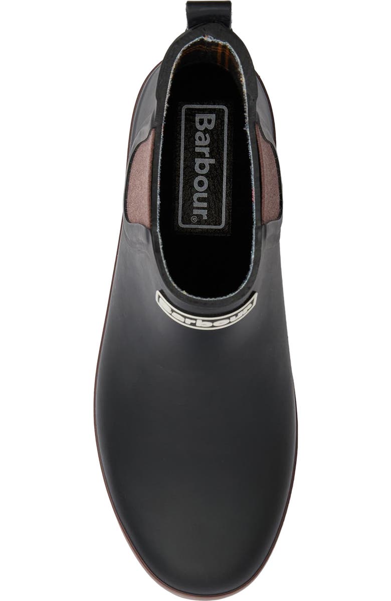 Barbour Mallow Wellington Waterproof Chelsea Boot, Alternate, color, Black/ Vicuna