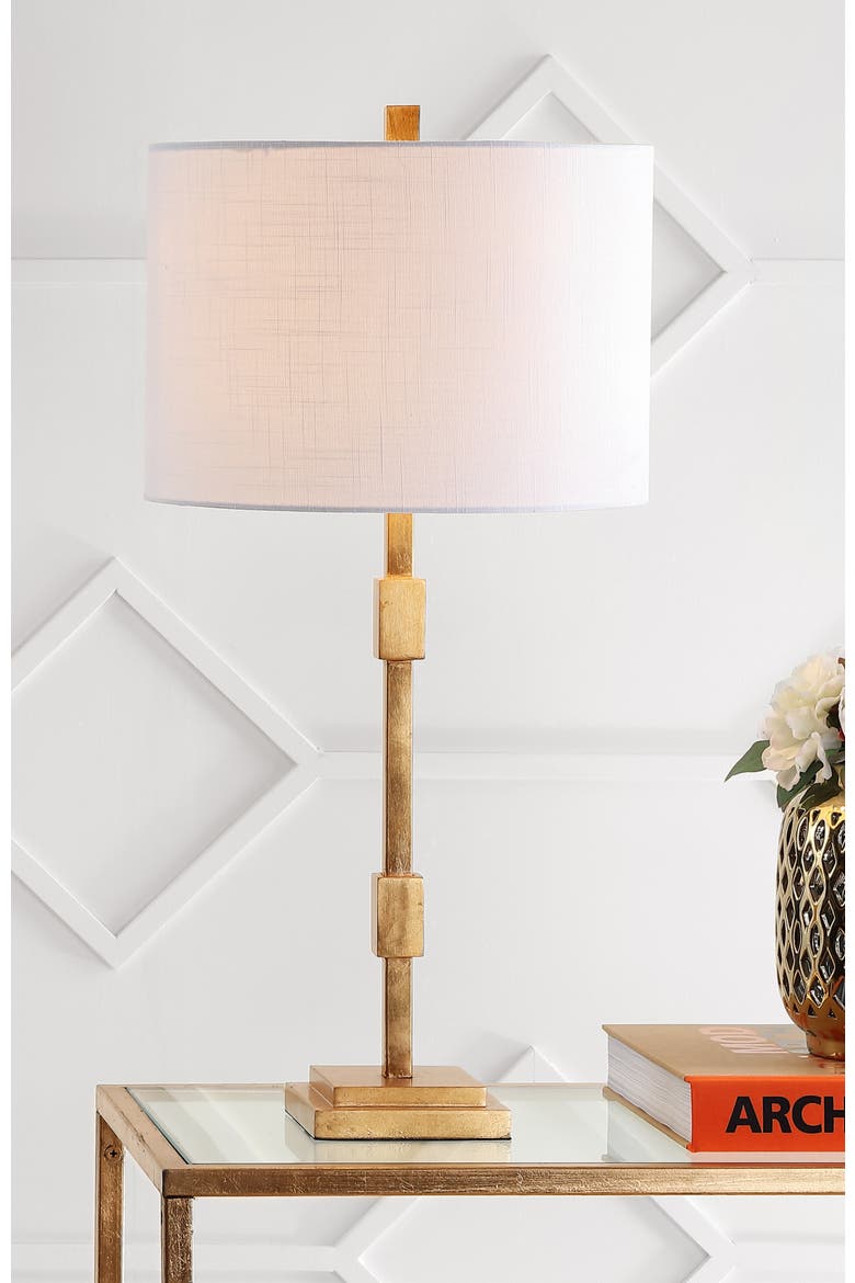 Windsor 29" Metal LED Table Lamp, Gold Leaf, Alternate, color, Gold Leaf
