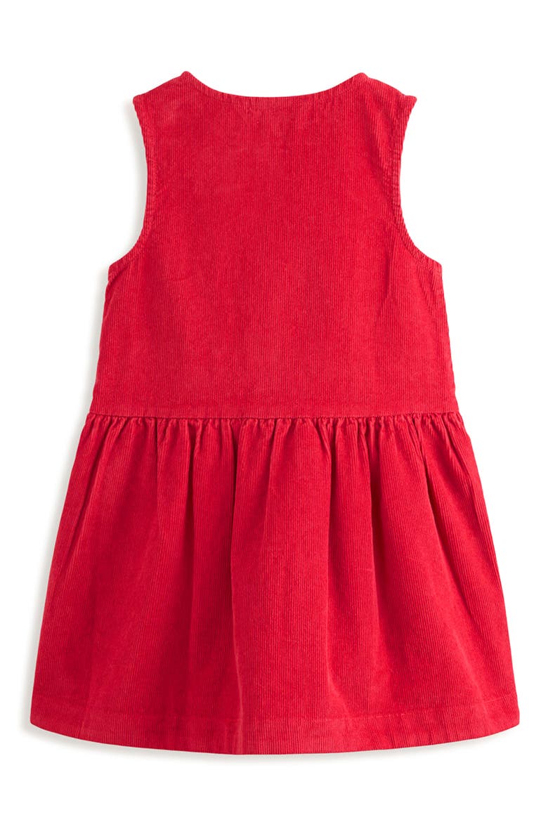Kids' Sleeveless Cotton Corduroy Dress, Alternate, color, SCARLET RED CORD