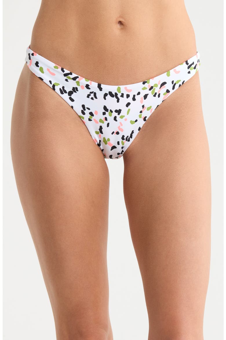 Sublimity Reversible Bikini Bottoms, Main, color, WHITE