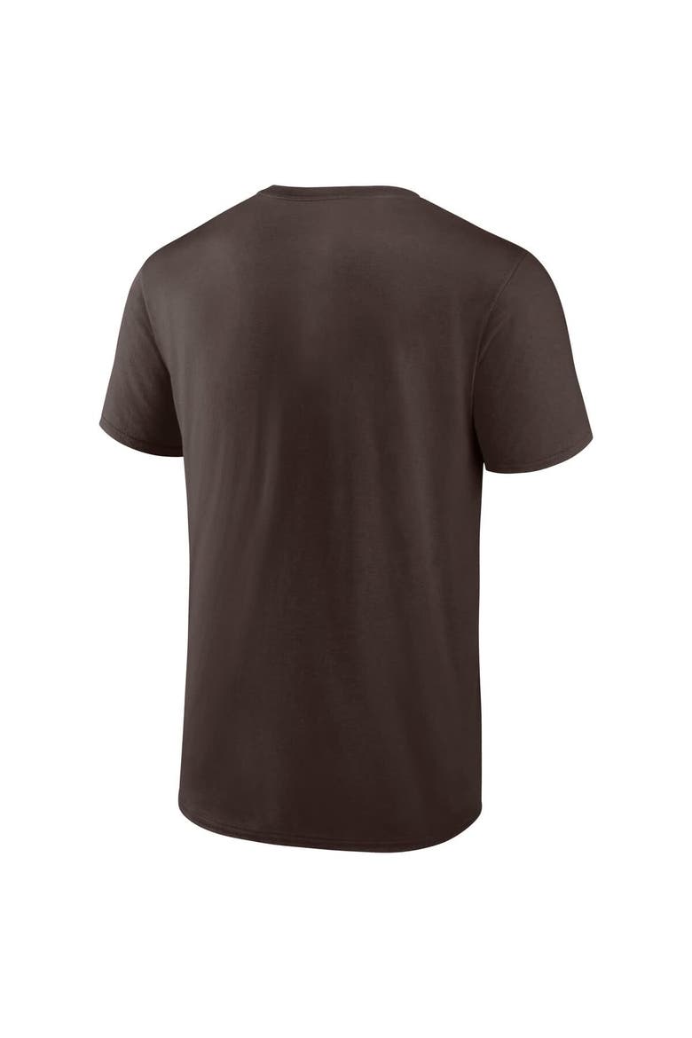 Men's Fanatics  Brown San Diego Padres 2024 MLB Postseason Locker Room T-Shirt, Alternate, color, Brown