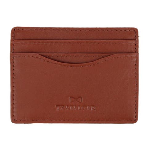 Orion Curved Side Slot Leather Card Case