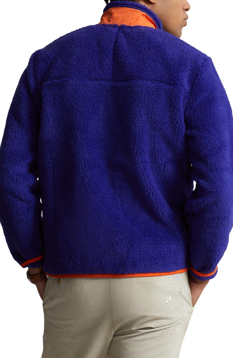 Polo Ralph Lauren Faux Shearling Zip Jacket, Alternate, color,