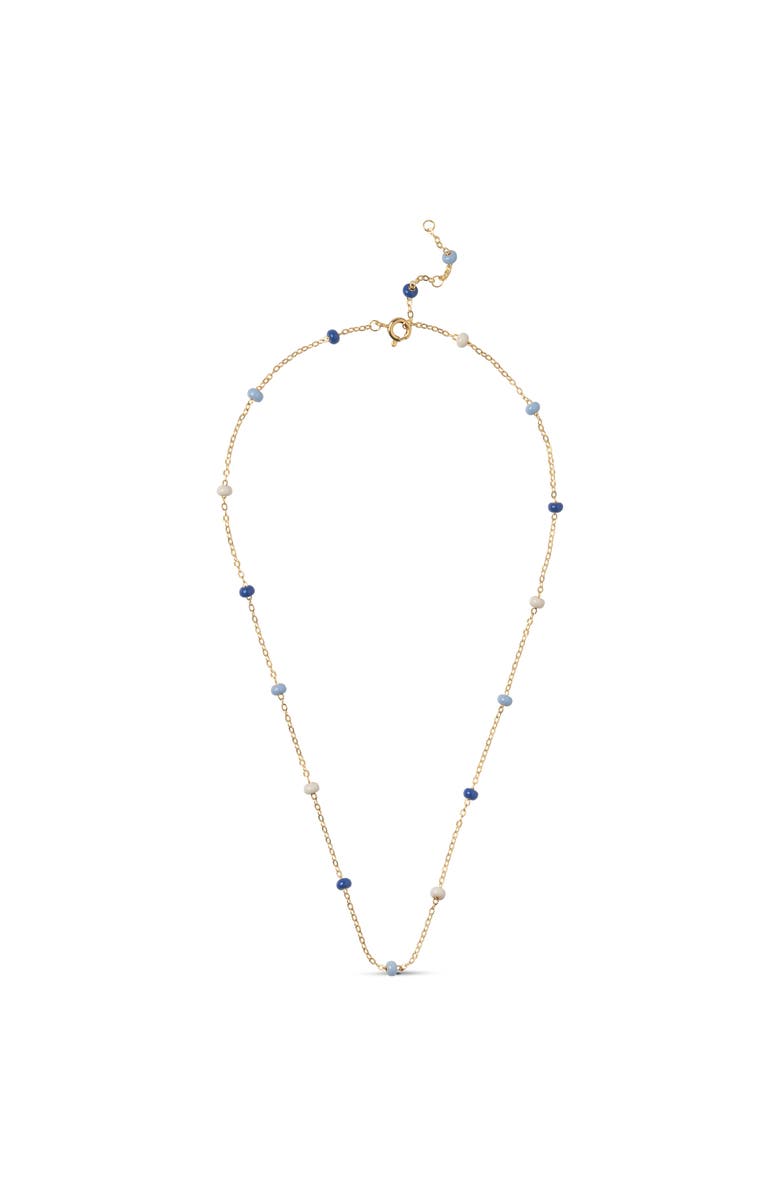 ENAMEL Copenhagen Lola Bold Necklace, Main, color, Marine