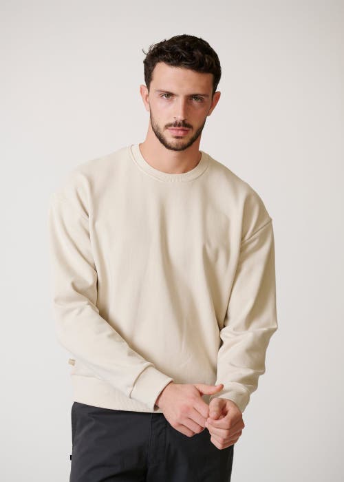 Leisure Lab Zen Crewneck In Mushroom