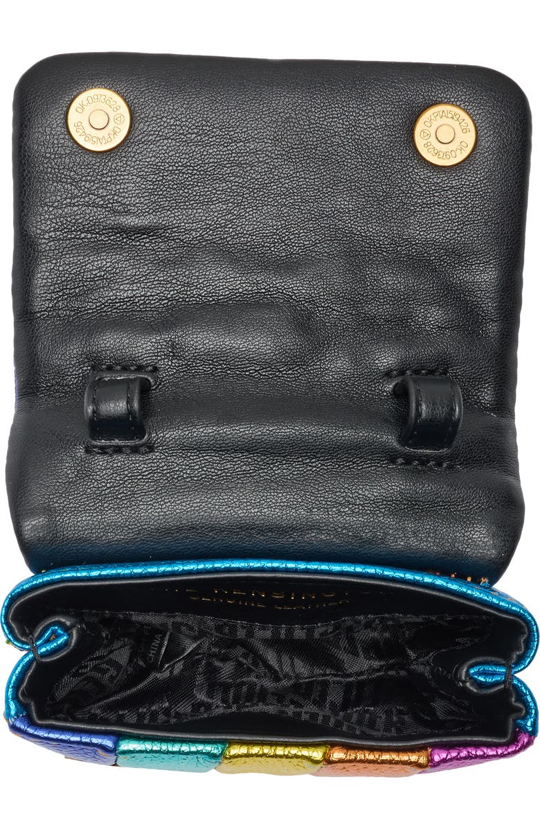 Kurt Geiger London Nano Kensington Leather Crossbody Bag, Alternate, color, Rainbow Multi