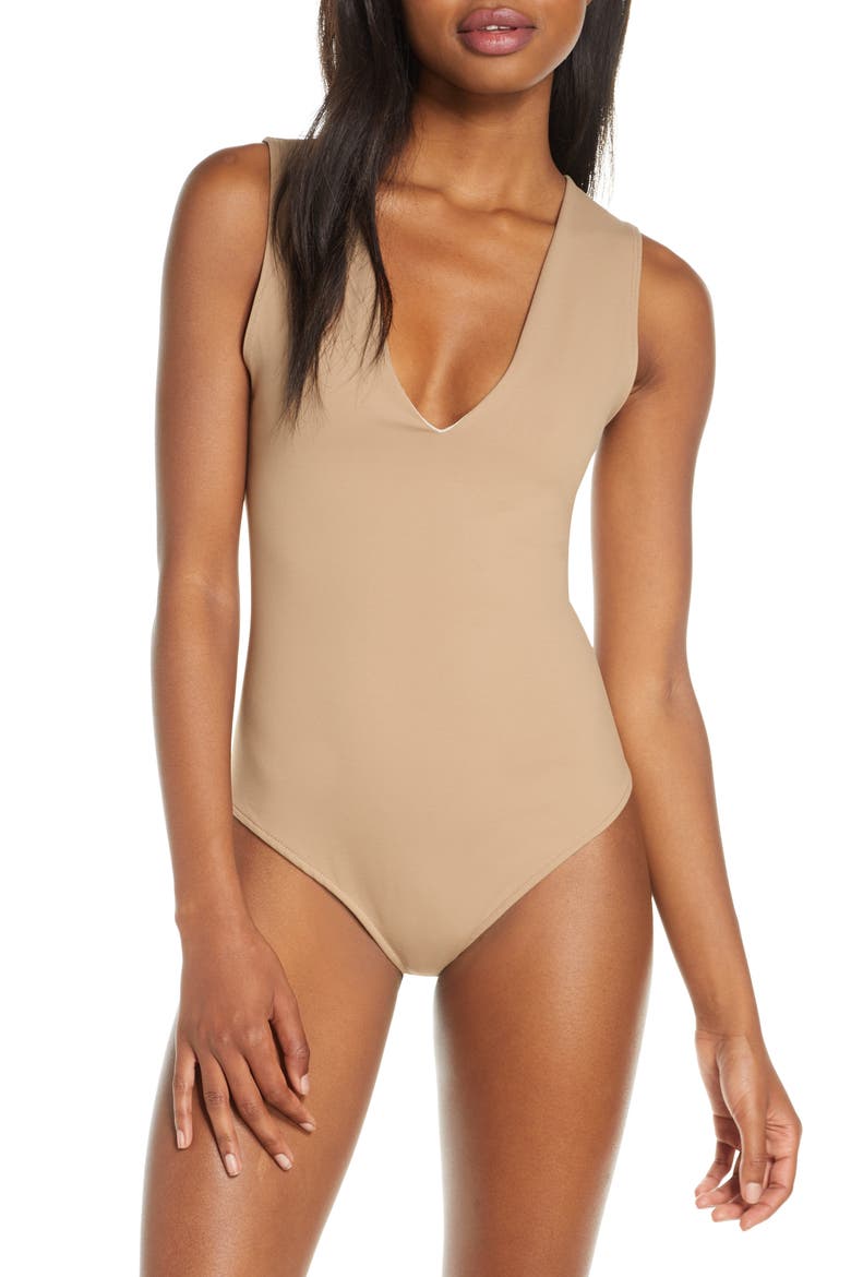 Intimately FP Keep It Sleek Bodysuit, Main, color, NEUTRAL