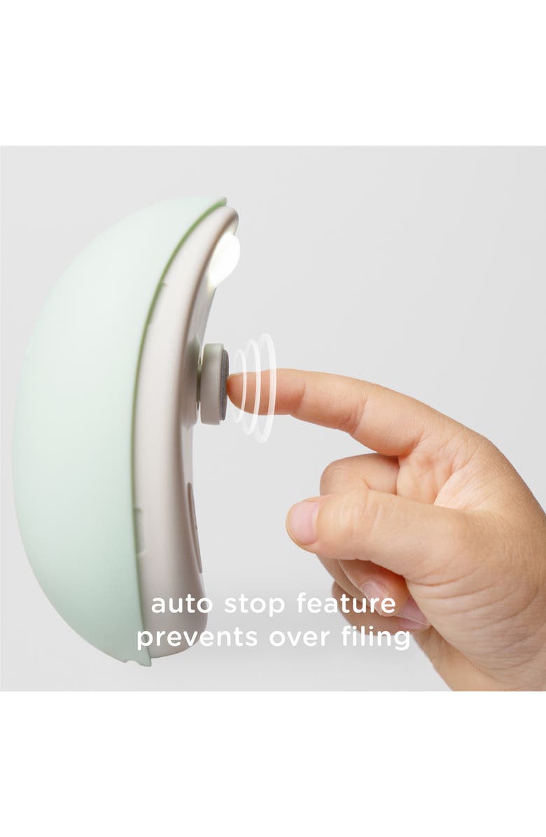 Olababy Rechargable Electric Baby Nail Trimmer, Alternate, color, White