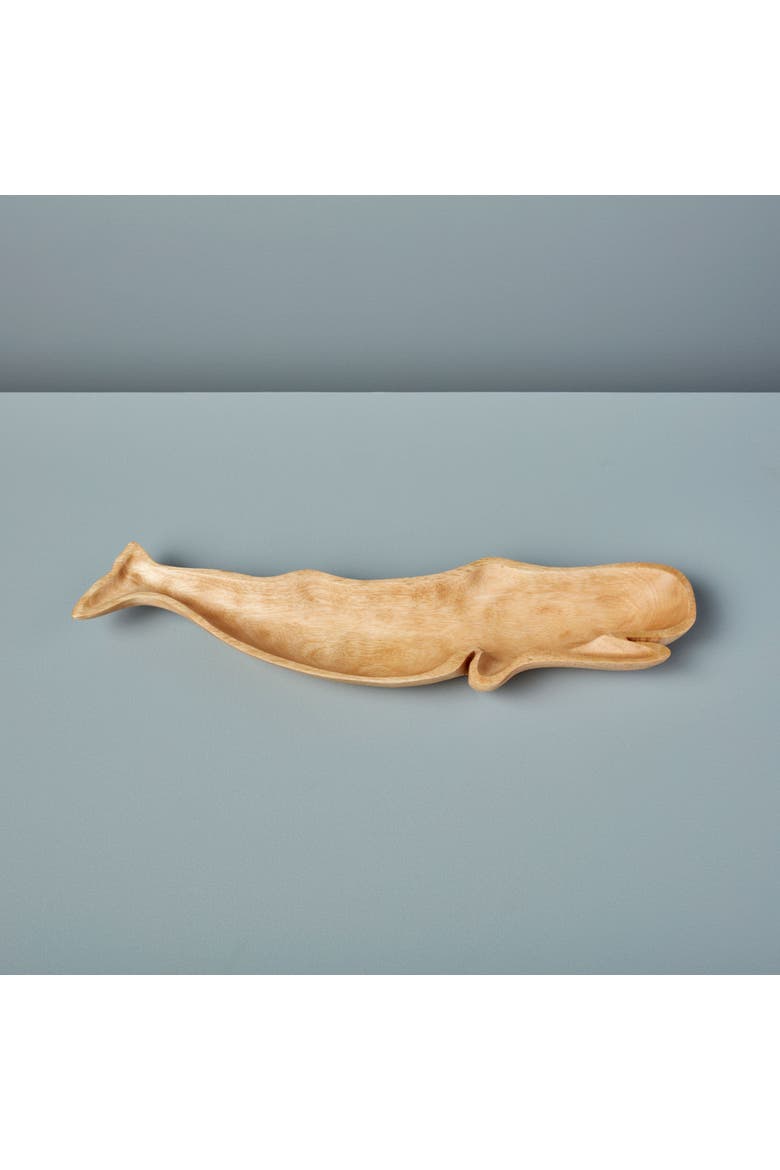 Kiln Mango Wood Whale Dish, Alternate, color, Mango