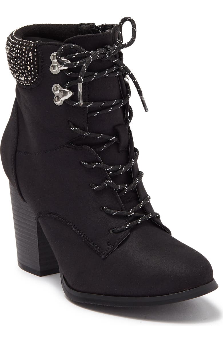 XOXO Maddie Embellished Block Heel Hiker Boot, Main, color,
