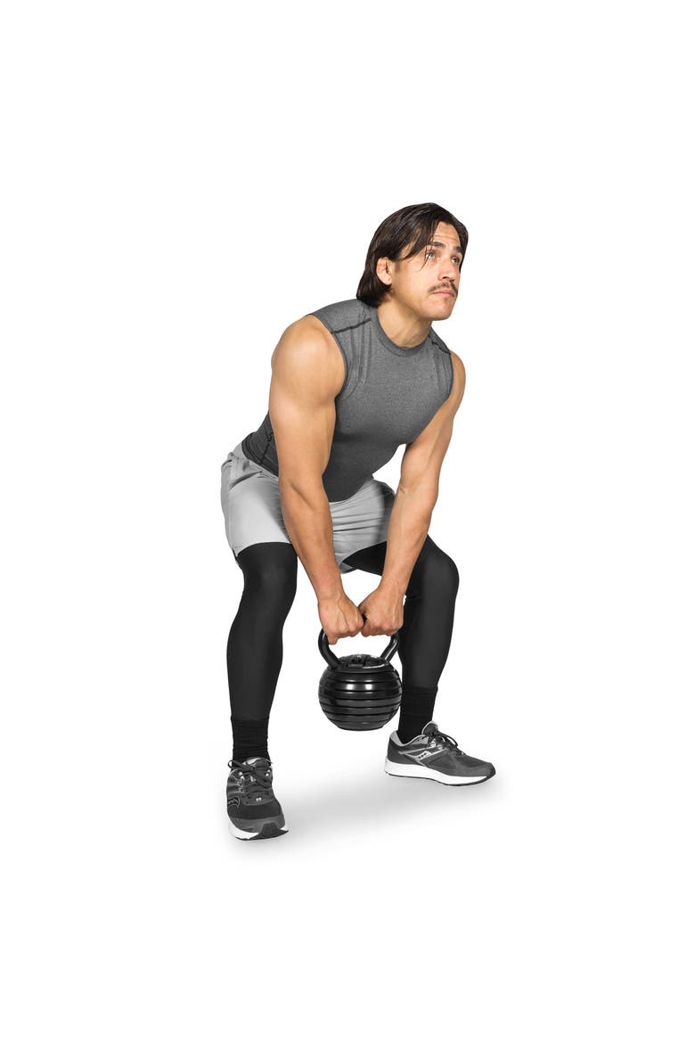 Adjustable Kettlebell, Alternate, color, 10-40 lbs