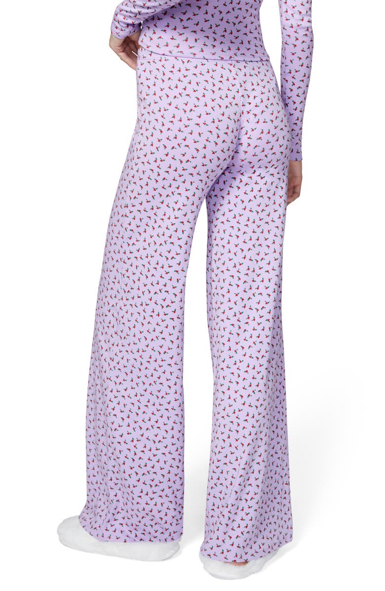 Florence by Mills Rib Print Pants, Alternate, color, Millie Lav Hlly