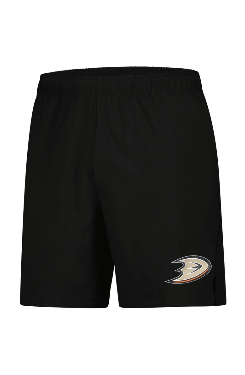 FANATICS Men's Fanatics Black Anaheim Ducks Tech Training Shorts, Alternate, color, Black