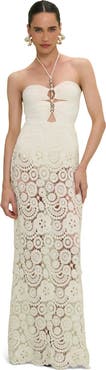 PatBO Gal Embroidery Maxi Dress