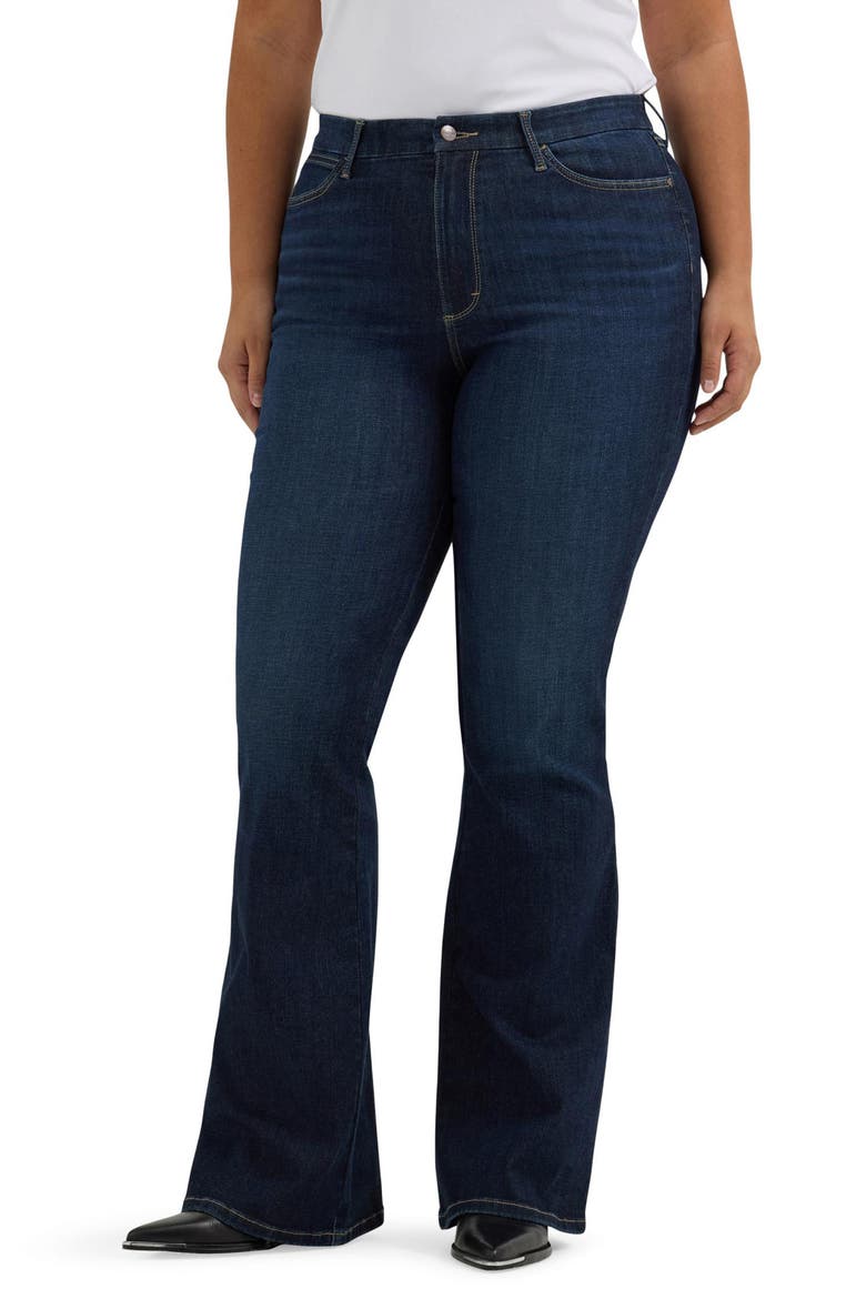 Bespoke Curvy High Waist Flare Jeans, Alternate, color, MADILYN