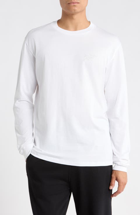 Kragg Long Sleeve Cotton Graphic T-Shirt