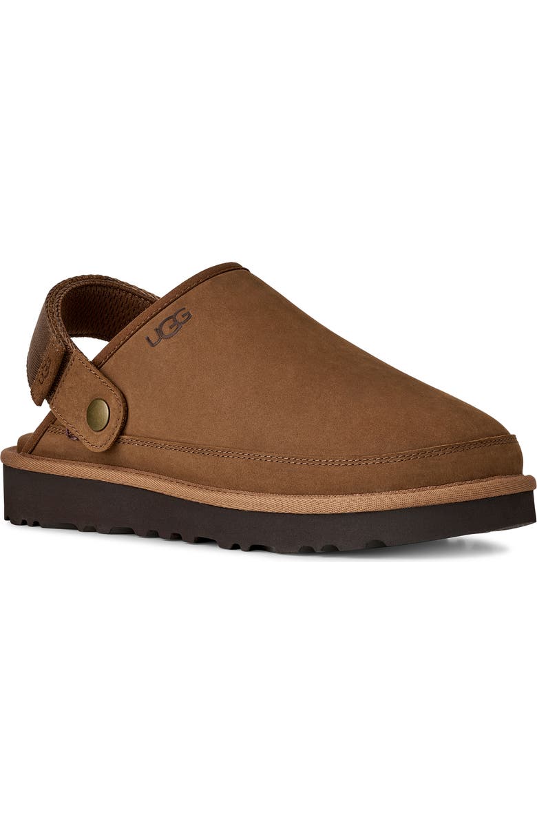 UGG<sup>®</sup> Goldencoast II Clog, Main, color, Dark Chestnut