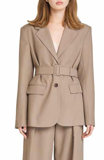WAYF Maddox Belted Blazer