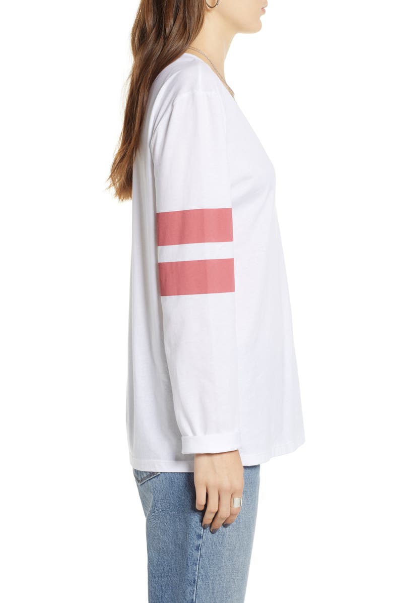 Treasure & Bond Varsity Stripe Tee, Alternate, color, 