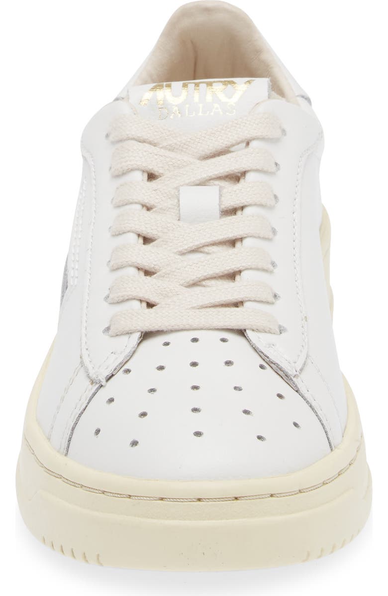 AUTRY Dallas Low Top Sneaker, Alternate, color, Wht/Plat