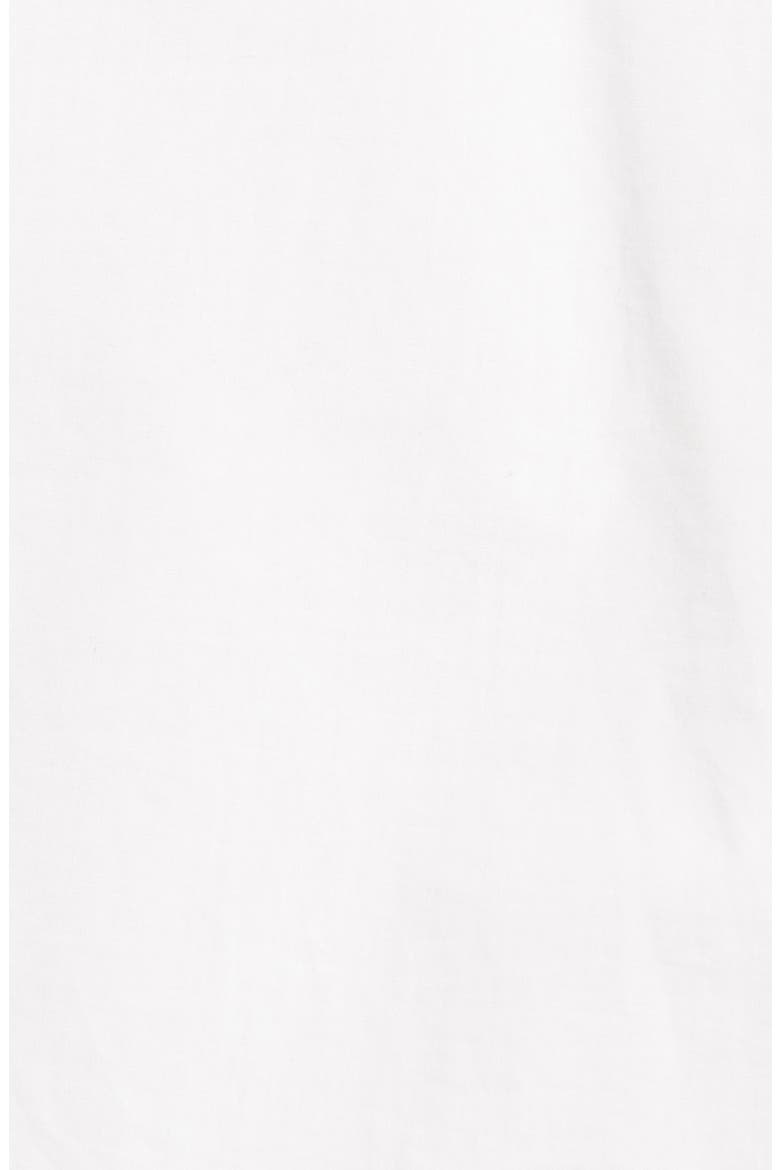 Eyelet Ruffle Cotton Poplin Blouse, Alternate, color, 0001 WHITE
