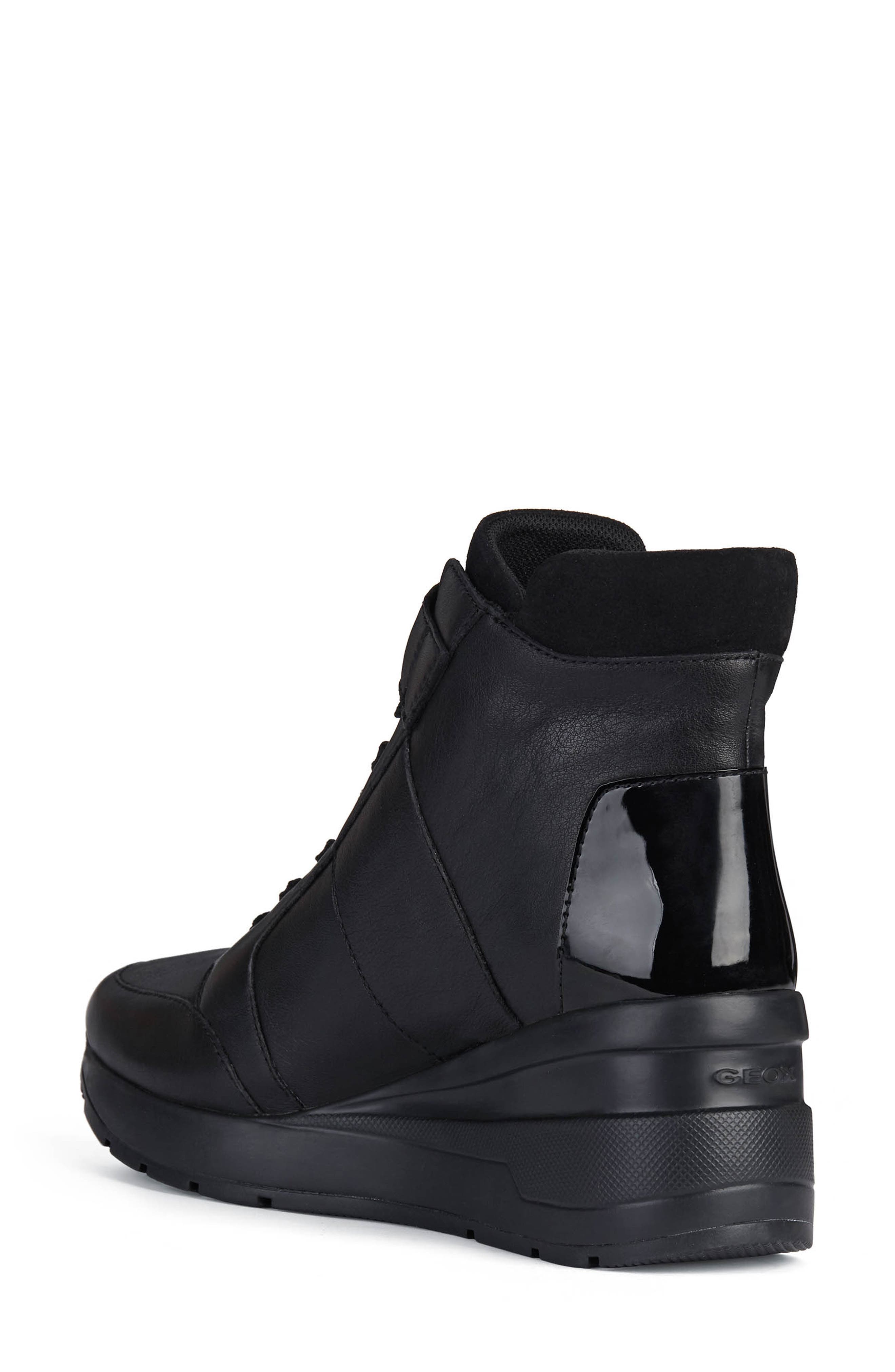 Geox Zosma Wedge Sneaker, Alternate, color, 