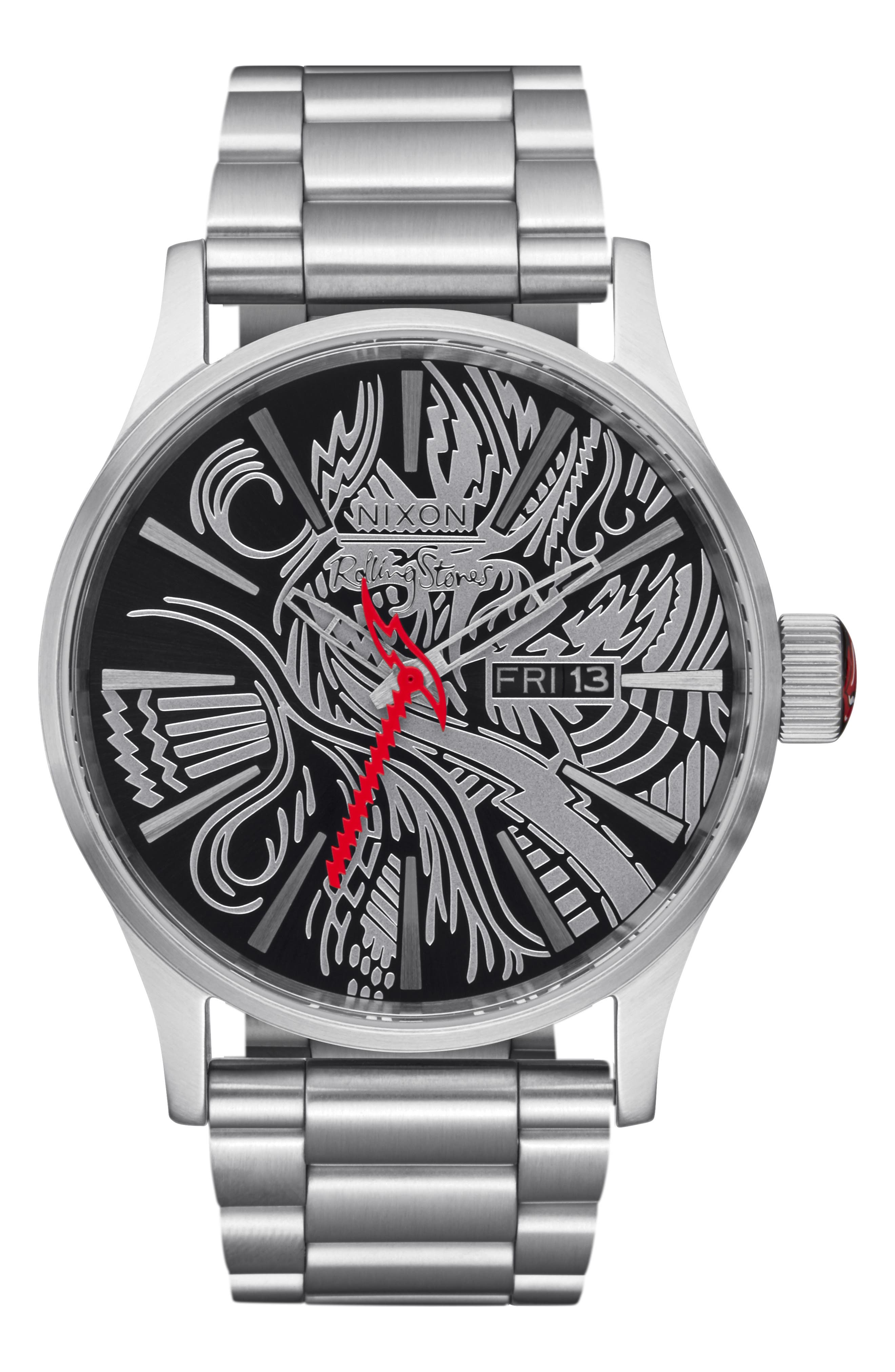 x Rolling Stones Sentry Bracelet Watch, 42mm