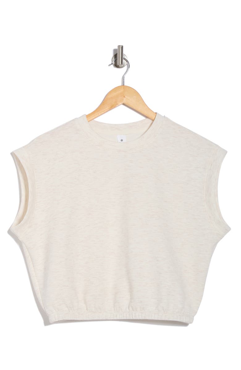 YOGALICIOUS Free Flow Scuba Knit Crop Top, Alternate, color, 