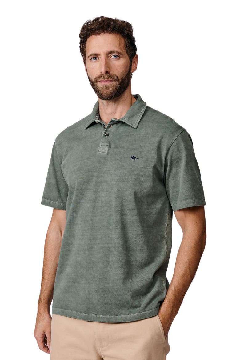Arkwright Heavyweight Jersey Polo Shirt, Main, color, Khaki