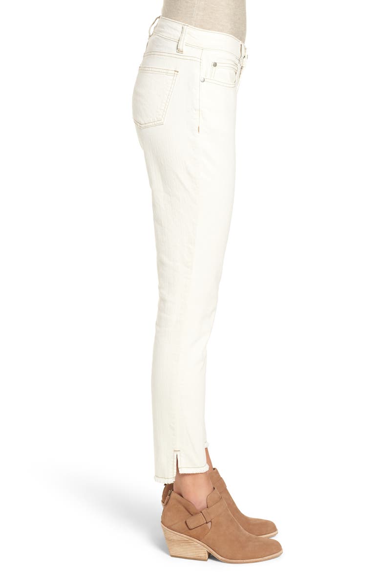 Stretch Organic Cotton Slim Ankle Jeans, Alternate, color, UNDYED NATURAL