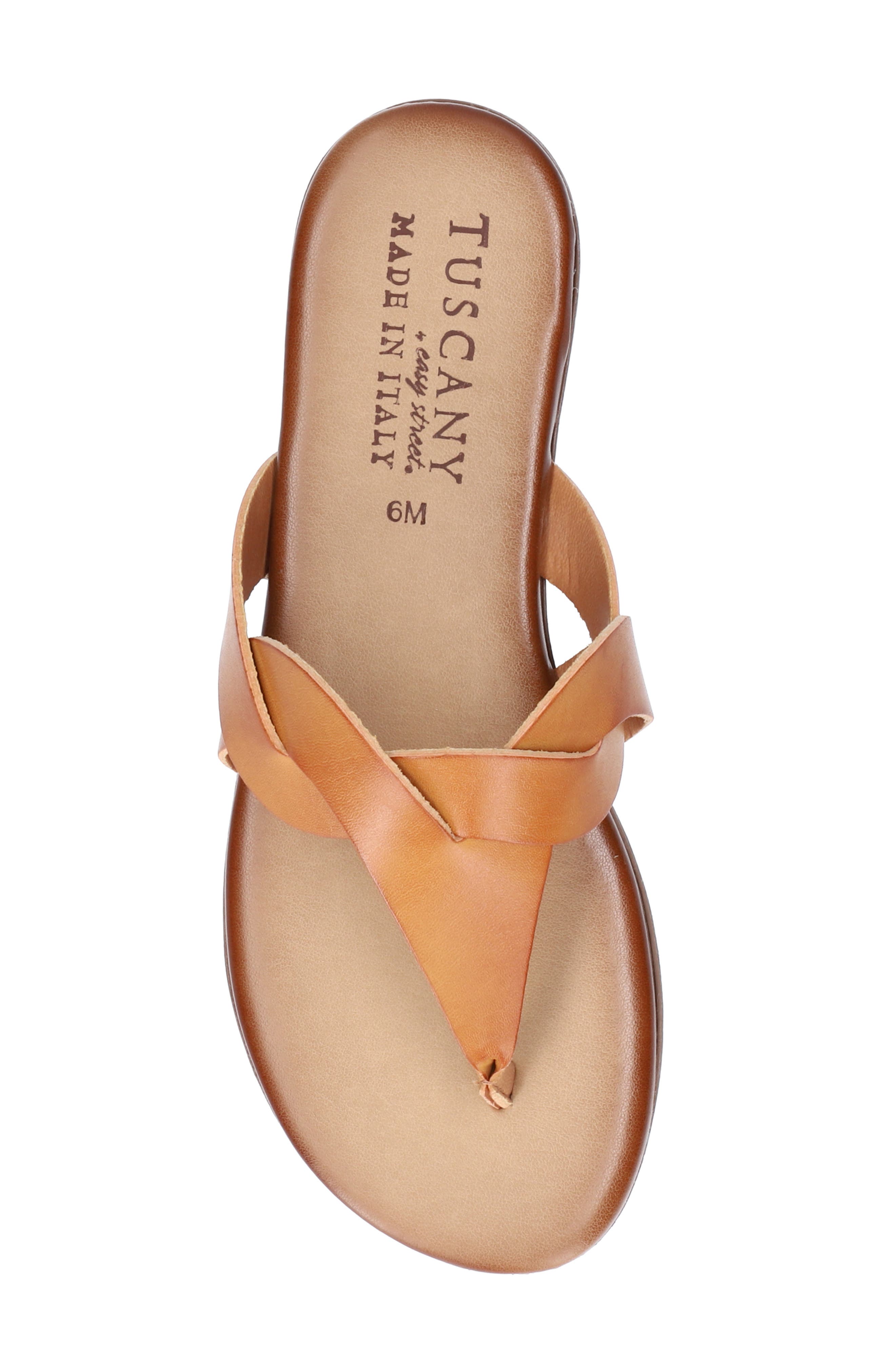 Abriana Flip Flop, Alternate, color, TAN FAUX LEATHER