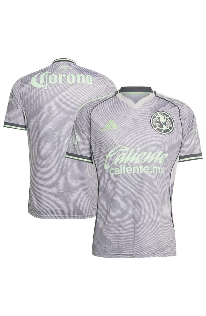 adidas Men's adidas  Gray Club America 2025/26 Third Replica Jersey, Main, color, Gray