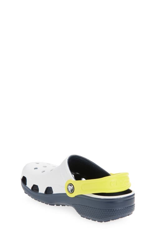 Crocs Kids' Classic Retro Sport Clog In White