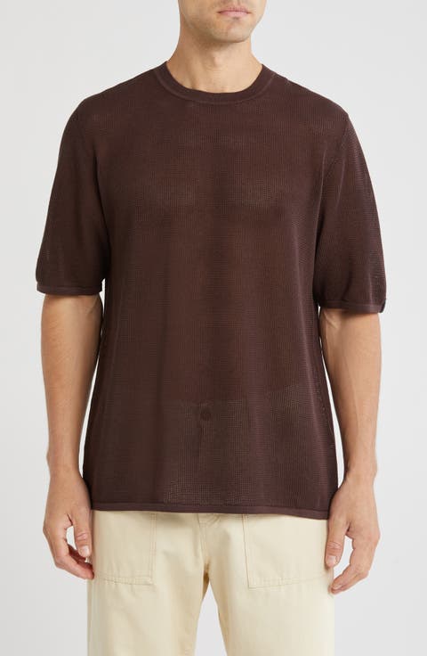 Payton Cotton Crewneck Knit T-Shirt