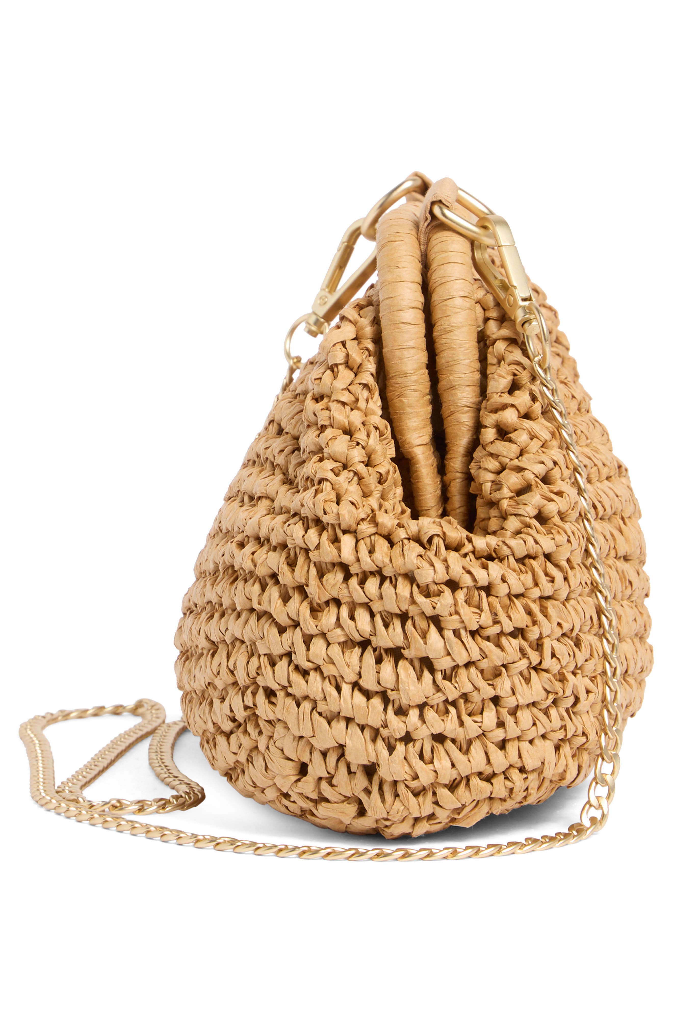 LSPACE Harmony Convertible Raffia Clutch, Alternate, color, Natural