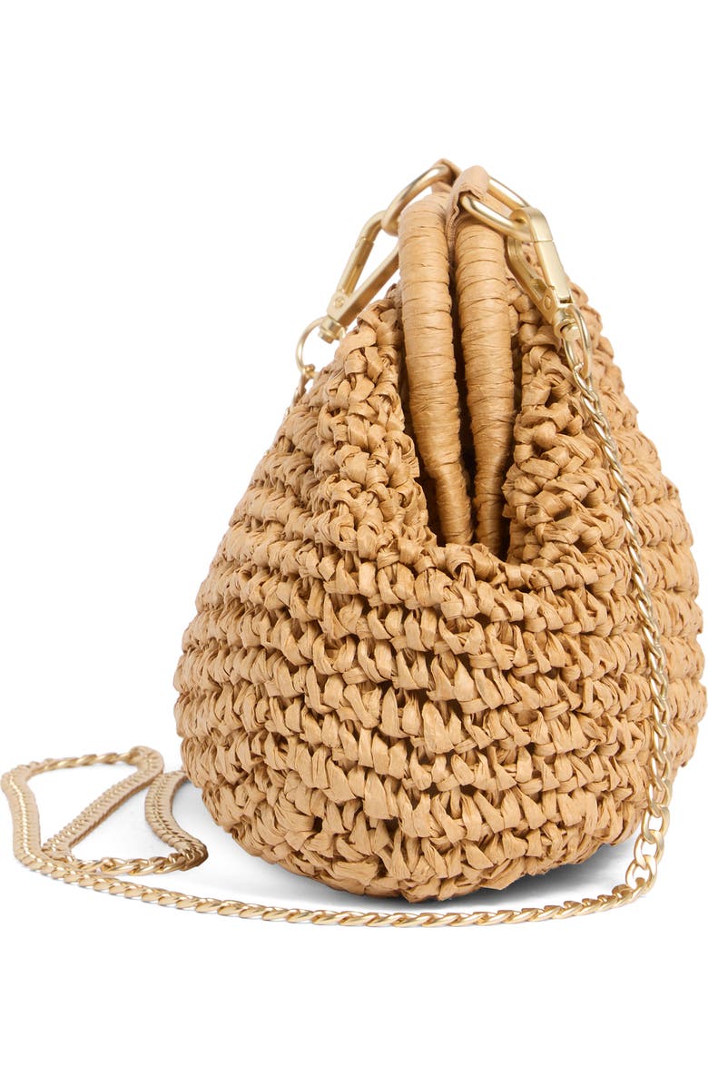 LSPACE Harmony Convertible Raffia Clutch, Alternate, color, Natural