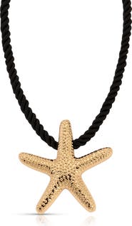 Ettika Starfish Pendant Necklace