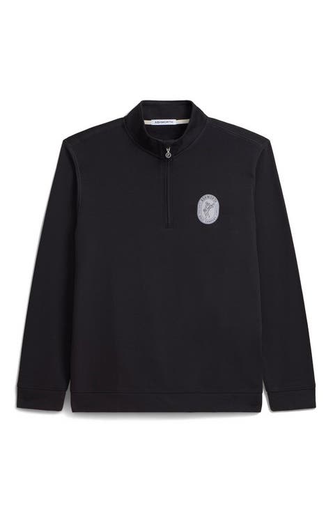 Oval Velvet 1/4 Zip