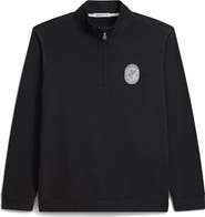 ASHWORTH GOLF Oval Velvet 1/4 Zip