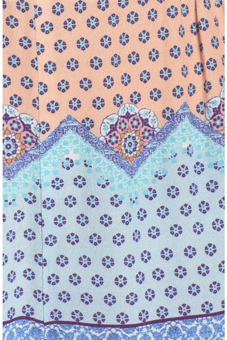 'Ray of Light' Romper, Alternate, color, MULTI BLUE