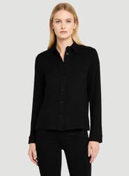 Majestic Filatures French Terry Long Sleeve Shirt Jacket