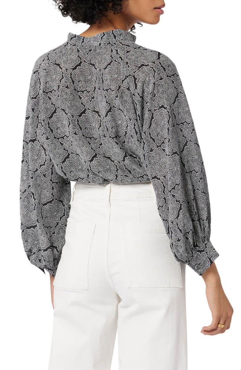Joie Perci Paisley Silk Blouse, Alternate, color,