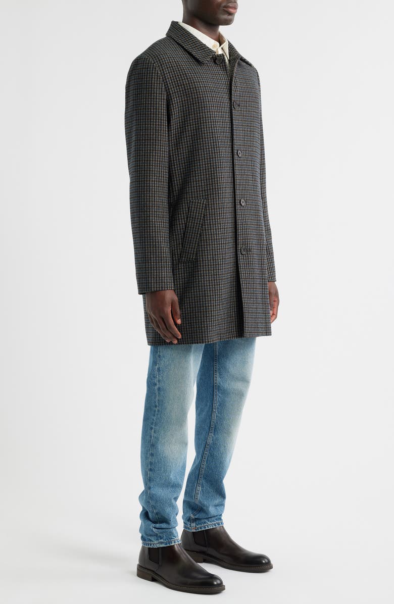 Rails Hockney Plaid Check Overcoat, Alternate, color, Grey Check Plaid