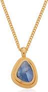 Monica Vinader Amulet Empowerment Kyanite Pendant Necklace