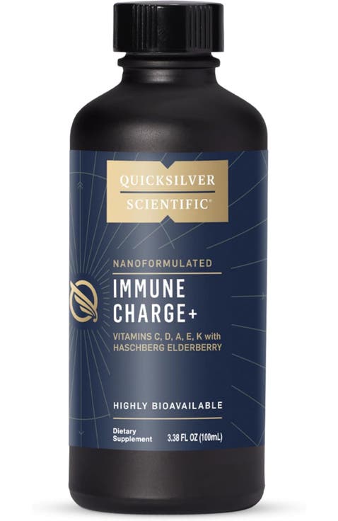 Immune Charge Supplement with Elderberry and  Vitamins A C D3