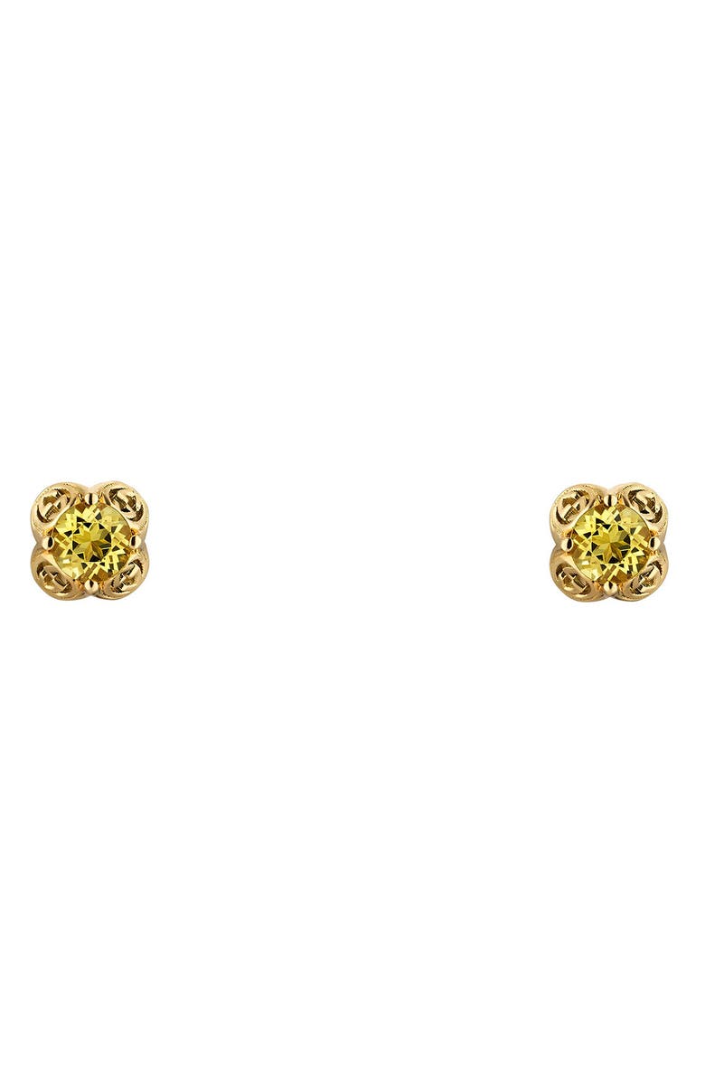 Gucci Interlocking G Stone Stud Earrings, Main, color,