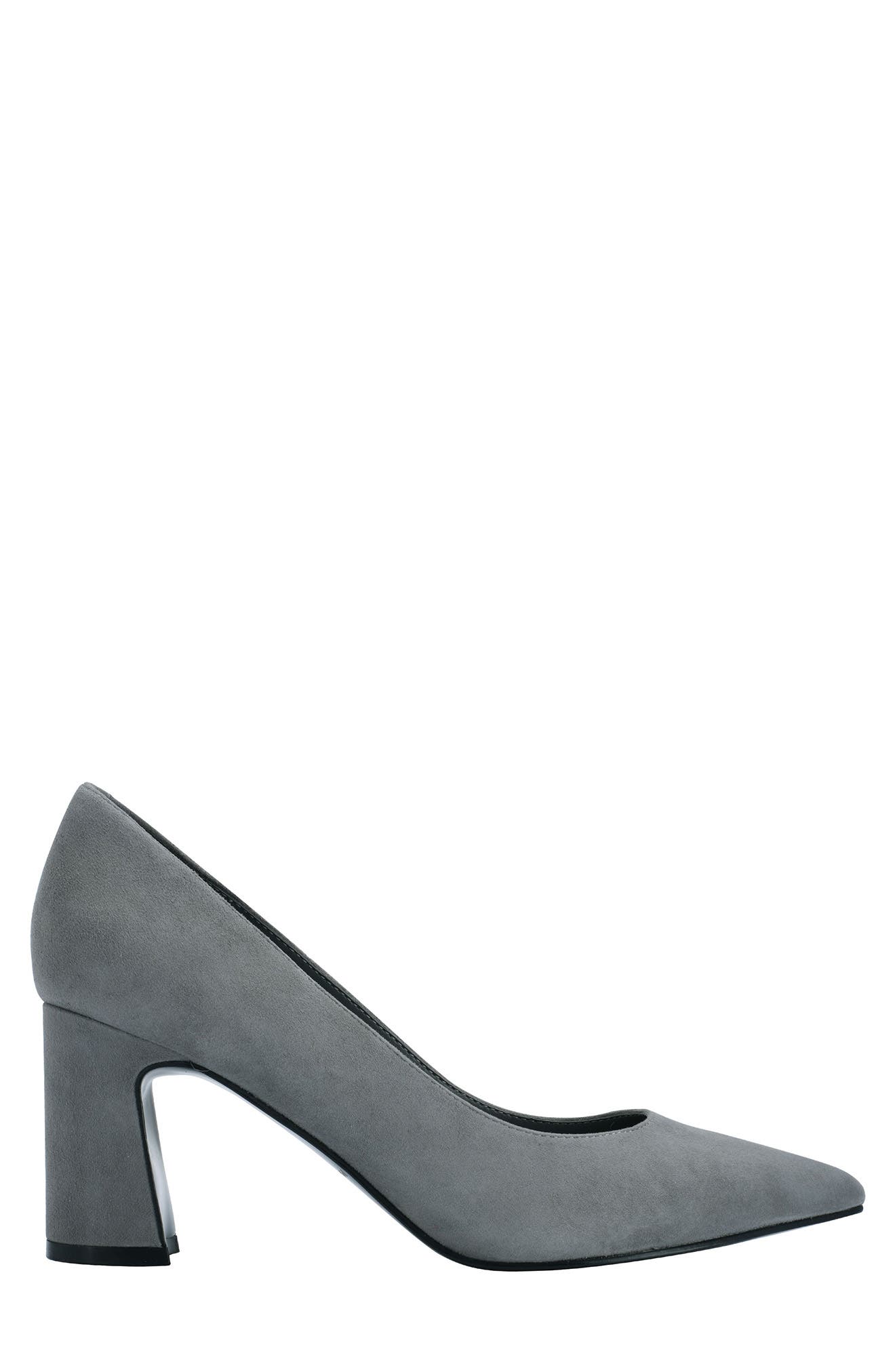 McFlint Pointed Toe Pump, Alternate, color, MEDIUM GRAY 030