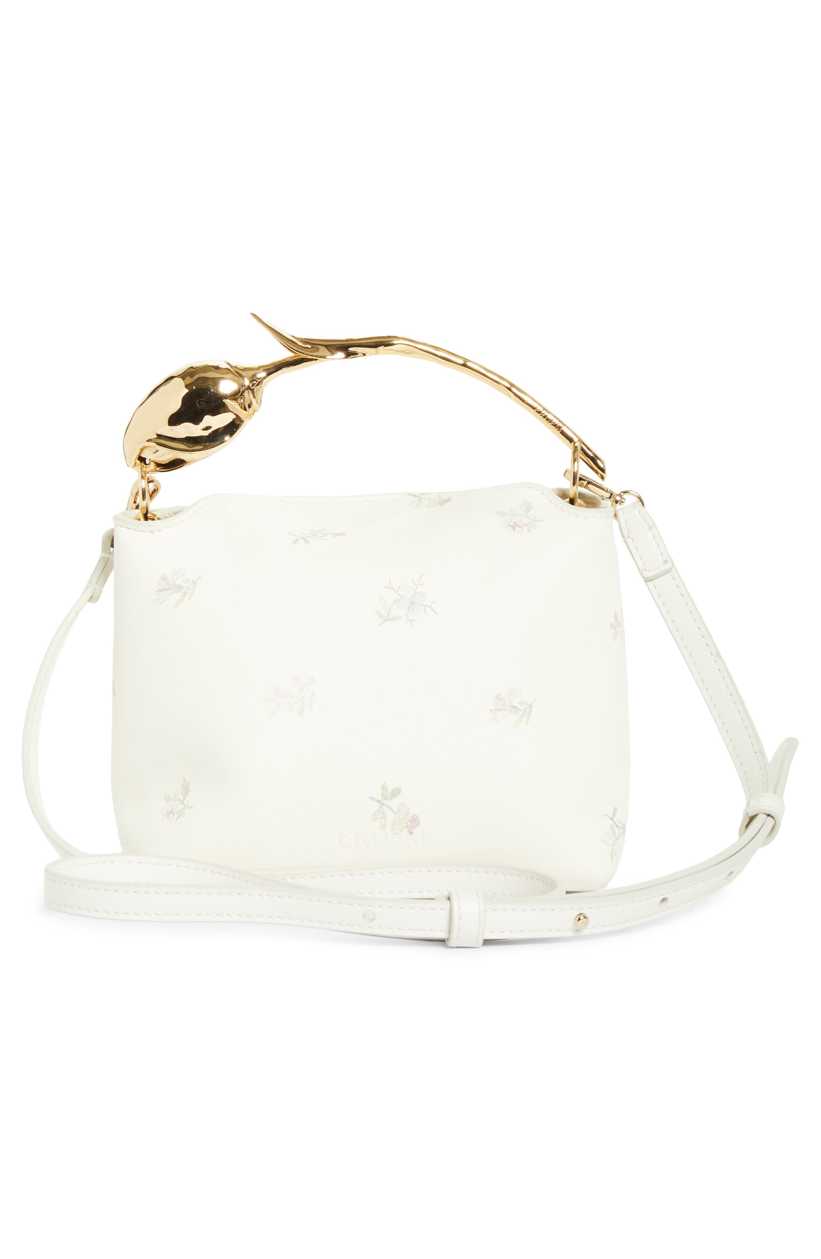 Erdem Mini Bloom Bag, Alternate, color, Natural