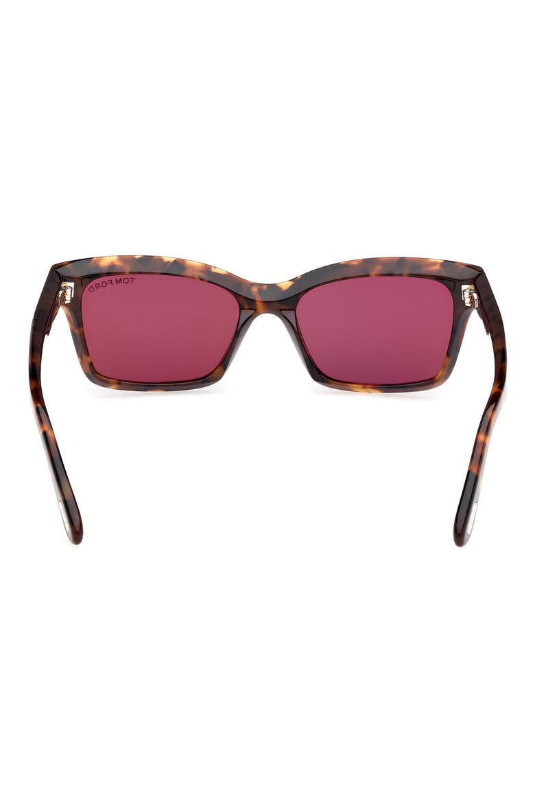 Mikel 54mm Square Sunglasses, Alternate, color, VINTAGE HAVANA / ECO / T LOGO