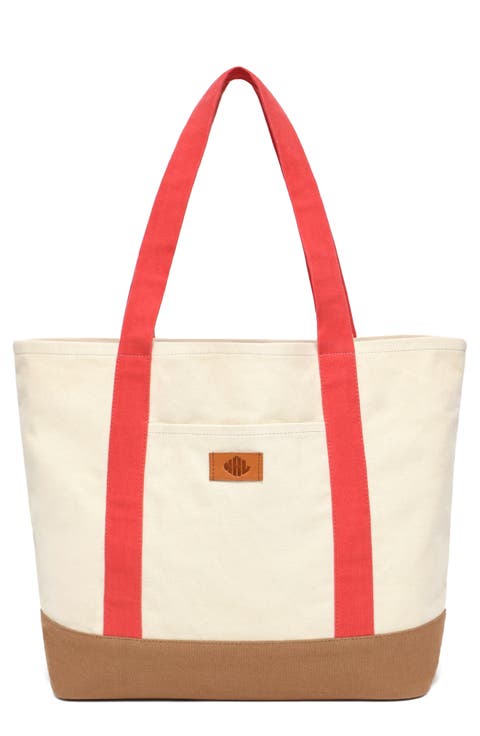 Kylee Colorblock Canvas Tote